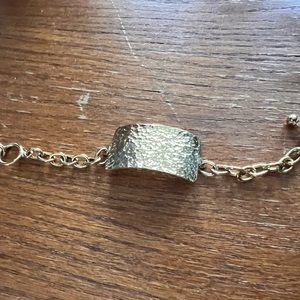 Gold geometric bracelet